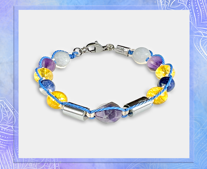 Custom Made Zodiac Bracelet Reiki infused jewelry