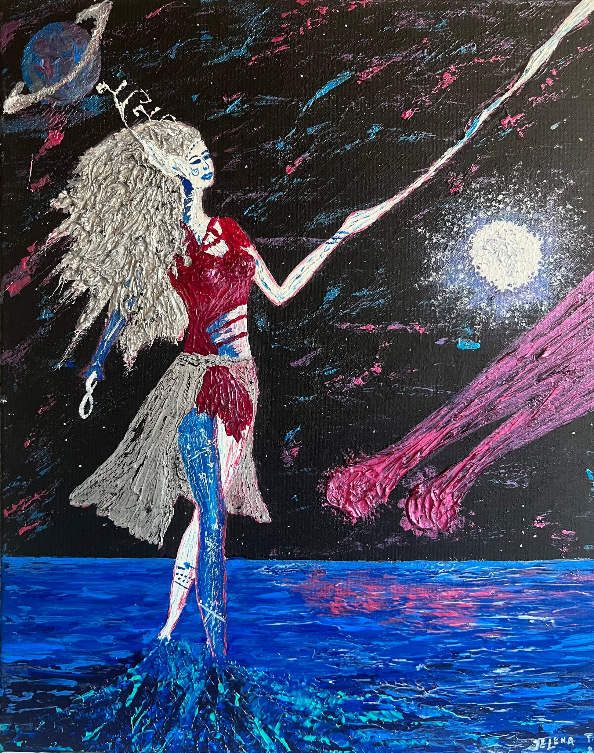 original artwork of love and light