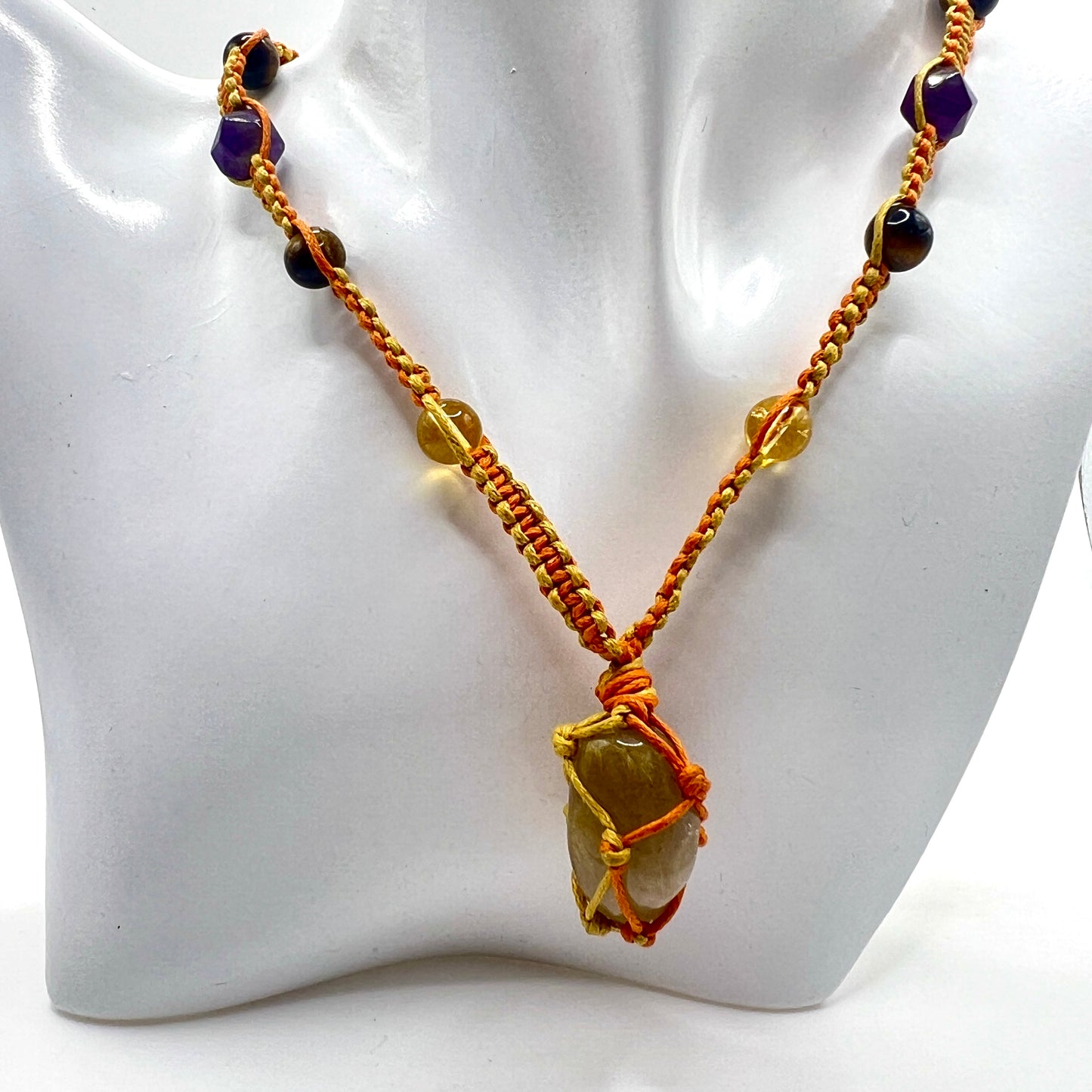 Spiritual and emotional healing support necklace