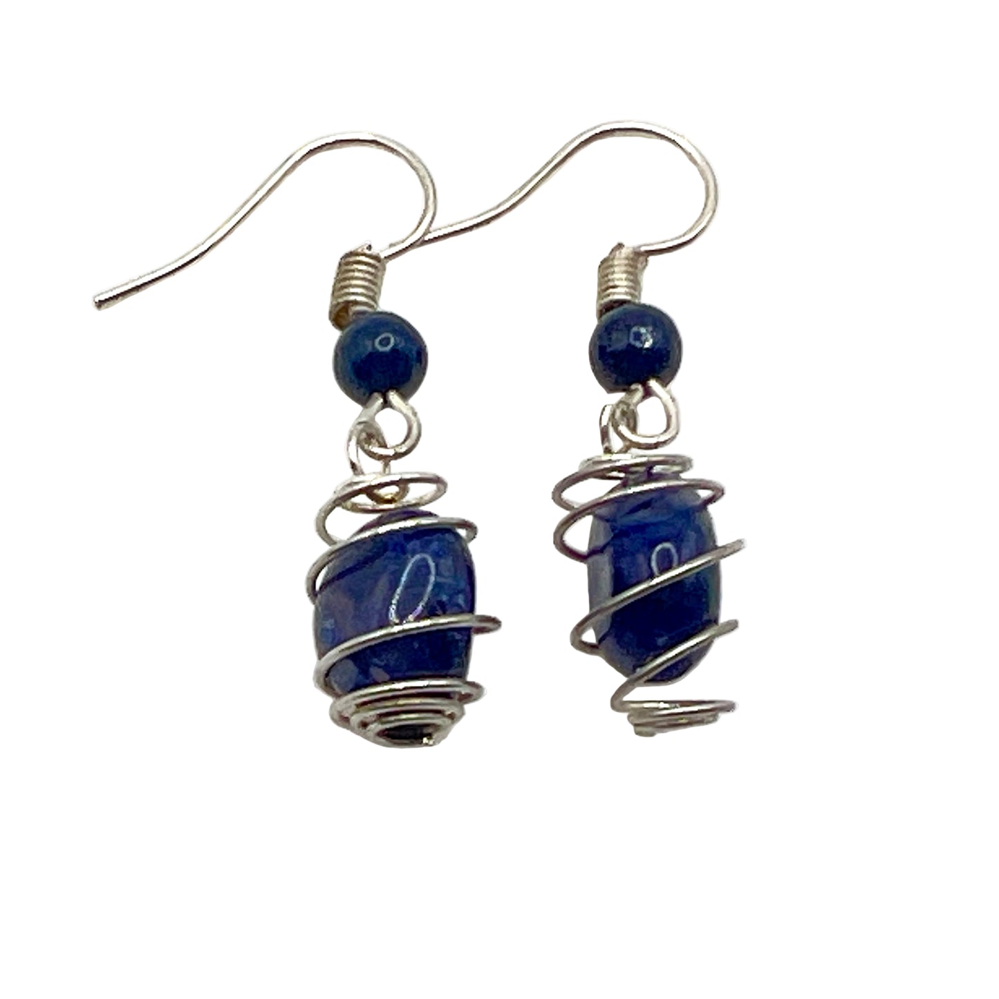 Lapis Lazuli handmade earrings by Artbite creations by jelena